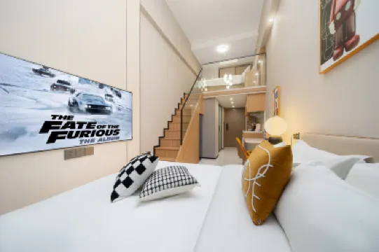 鉑頓雲端公寓（龍崗萬科廣場吉祥地鐵站店） 鄰近深圳紅立方-科技館的酒店