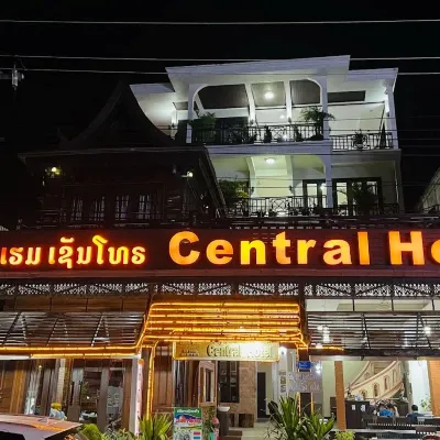 Central Hotel Vang Vieng ワット カン周辺のホテル