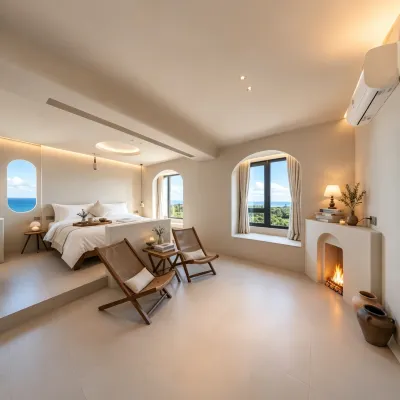 Pingtan to the wild and born sea view beauty accommodation (Longwangtou seaside resort store) โรงแรมใกล้สวนสาธารณะแห่งชาติเกาะปิงตัน