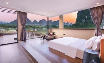 Indape Into Landscape(Yangshuo Ten-miles Natural Gallery Yulong River )