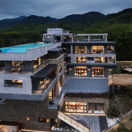 Qixian Miaoshan Shuyan Onsen Villa 360° Wild Luxury Private Hot Spring Resort Guesthouse