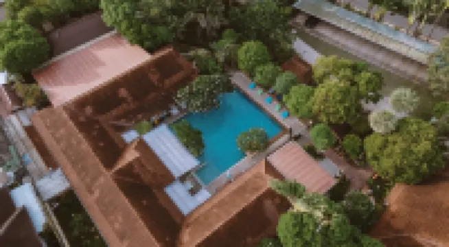 วิลล่า วนิดา การ์เด้น รีสอร์ท โรงแรมใกล้วัดหนองปรือ