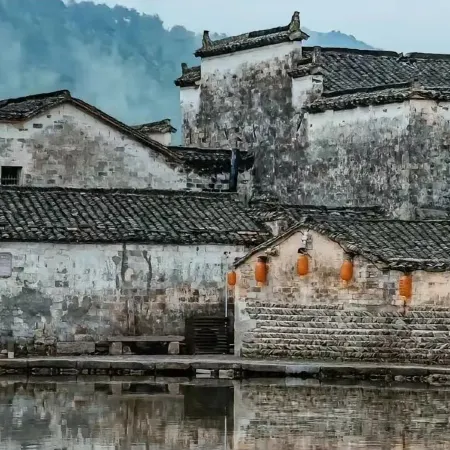 Hongcun Qiwu travel selection of Huizhou style landscape B & B