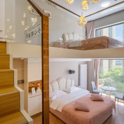 去見海·悅尚loft家庭度假飯店(大連港東五街威尼斯水城店) 大連海昌東方水城附近的飯店