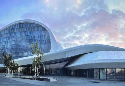 상허 인터내셔널 호텔에서 바라본 하얼빈 대극장 야경