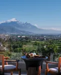 The luxury resort hotel
