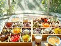 Twin Stay · Wubanshan Swimming Pool Resort Hotel - breakfast