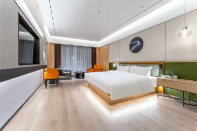 Jingcheng Smart Hotel (Qingdao Golden Beach Resort Anzi Subway Station) Hotel in zona Zhongde Ecological Garden