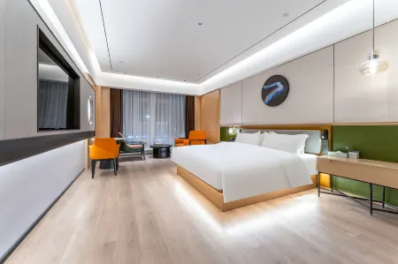 Jingcheng Smart Hotel (Qingdao Golden Beach Resort Anzi Subway Station) Отели рядом с достопримечательностью «Tangdao Bay Coastal Park»