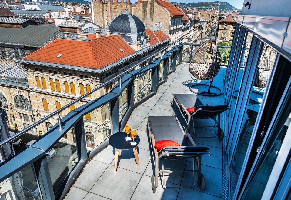 업 호텔 부다페스트 객실