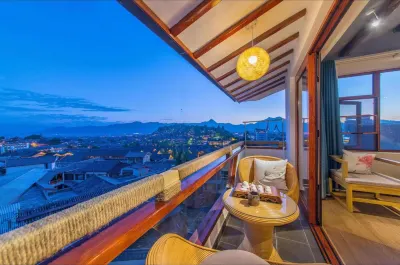 景緣飄-獨享庭園觀パノラマ森林氧吧美宿·靜謐ガーデン（麗江大水車） 玉河広場周辺のホテル