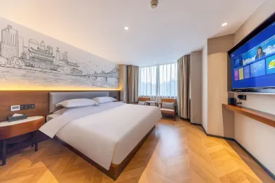 Lanzhou Fuwo Hotel (Zhangye Road Pedestrian Street Branch, Xiguan Subway Station) Hotel a 