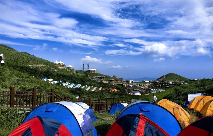 Wugong Mountain Jinding Stargazing Tent Hanlin Homestay