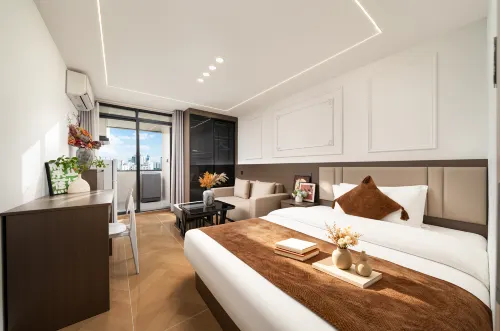 Qing Shiguang Hotel (Nanning Dongge Road Metro Station Qingxiu Wanda Branch) - balcony