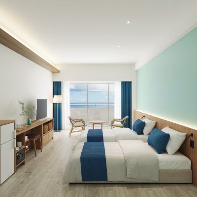 プレミアムオーシャンビューツイン 久米島イーフビーチホテルの写真