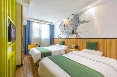 Qingpishu Hotel (Lanzhou Xiguan Shizi Lan Second Courtyard Branch) (Xiguan Branch) Các khách sạn ở Lan Châu