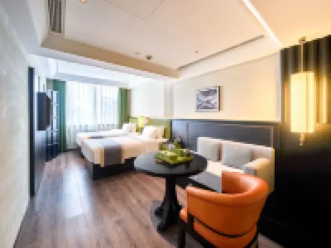 悦為智・榕ホテル(保定万博広場茂業天地) 保定大劇場周辺のホテル