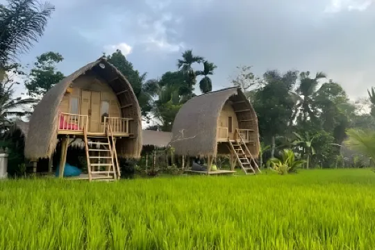 Tiny ECO Bamboo Ubud Отели рядом с достопримечательностью «lapangan ume saraseda»