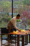 Four-Goddess Mountain Cloud View Fan's Lodging - breakfast