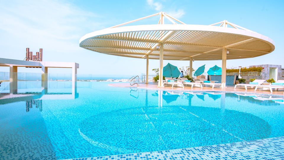 Grand Millennium Muscat Apartments and Suites connected to Mall
