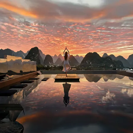 Yangshuo·JUE | AWAKENING • Viewing Guilin Landscape • Garden Pool • Resort Mansion