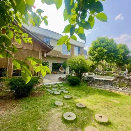 Recreation and health resort courtyard