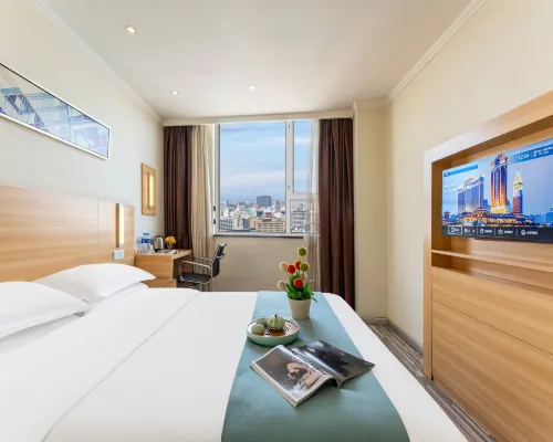 Aolong Hotel (Jingmen Zhongtian Street Minzhu Street Historical and Cultural District Branch) Hotels in Jingmen
