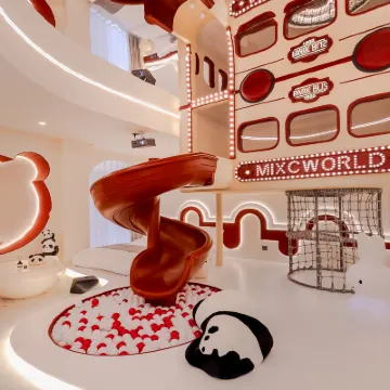 Lume White · Childhood Fun Hidden Luxury Parent Child Homestay (Chengdu Panda Base Branch) Hotel dekat Panda Breeding and Research Base