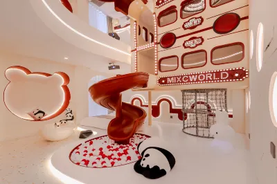 Lume White · Childhood Fun Hidden Luxury Parent Child Homestay (Chengdu Panda Base Branch) ジャイアントパンダ月亮産房周辺のホテル