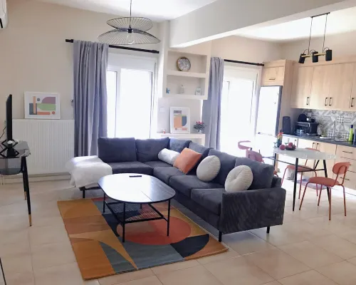 Paleo Faliro Athens fully equipped 2 bedrooms 90 sqm big apartment 200m to Free beach Hotels in Palaió Fáliro
