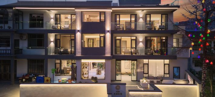Floral Hotel·Lingxi Light‑Luxury Smart Homestay (Jiuhua Mountain Visitor Center) โรงแรมในชิงหยาง