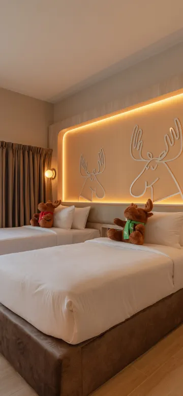 ห้องดีลักซ์มีประตูเชื่อมถึงกัน