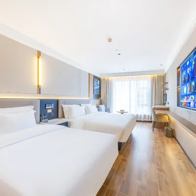 Qingji Hotel Lanzhou Zhangye Road Pedestrian Street Branch near Provincial Government Subway Station Hotels near Zhangye Road Commercial Street