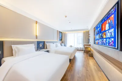 Qingji Hotel Lanzhou Zhangye Road Pedestrian Street Branch near Provincial Government Subway Station Các khách sạn ở 