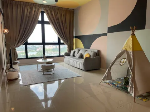 L22-ParadigmMall Residence Skudai JB 3R2B-10pax by UcomeHomestay Отели рядом с достопримечательностью «Jabatan Imigresen Johor Bahru»