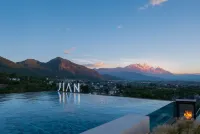 The luxury resort hotel