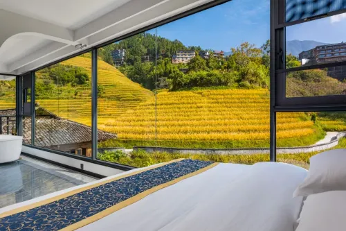Longsheng Cuiyun Ladder Love Homestay - جاكوزي