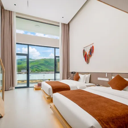 Courtyard Panoramic View • LOFT Family Parent-Child Retreat (Narat Scenic Area)