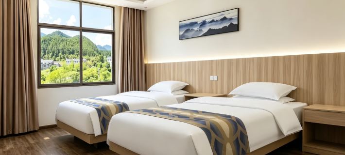 Wugong Mountain Shanshui Xiangying Hotel Hotéis em Condado de Luxi