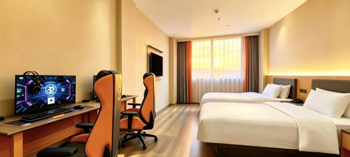 Jingfang E-Sports Hotel (Kaijiang Qiaoxing Central Shopping Center) Kaijiang İlçesi otelleri