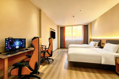 Jingfang E-Sports Hotel (Kaijiang Qiaoxing Central Shopping Center) - parkir