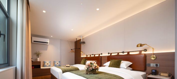 Star Corner Designer Homestay（Sixth Street Branch） Các khách sạn ở Y Ninh