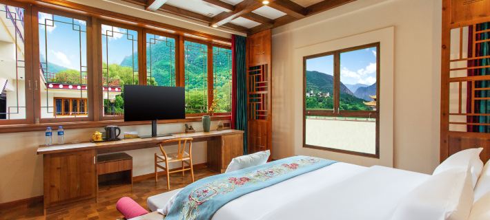 Dengba Meisu (Middle Road Zangzhai) Hotel di Danba