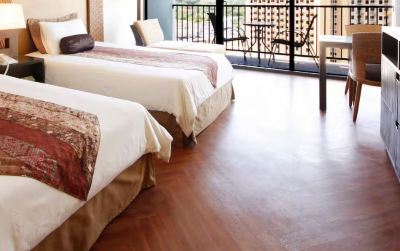 ツインルーム オーシャンビュー (インフィニティタワー) グアム リーフ ホテルの写真