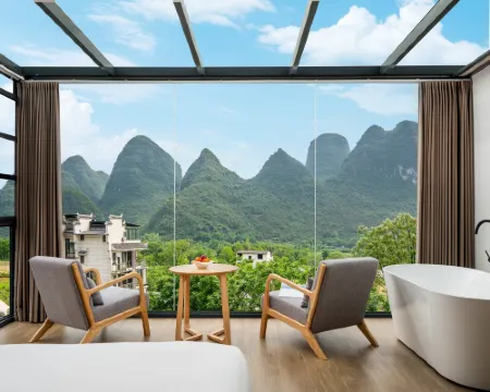 Shijian Homestay (Yangshuo Yulong River Qiangu Scene District Store) Hotéis em Condado de Yangshuo