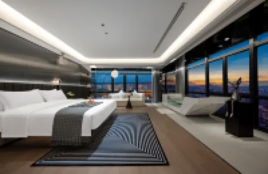 Sky·雲際51高空江景度假酒店（重慶奧體中心龍湖時代天街店） 鄰近南濱路的酒店