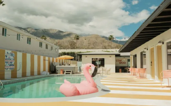 Mod Retreat in Vibrant Palm Springs