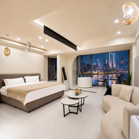 JiHe · Audio-Visual | City·View Light Luxury Retreat (Chongqing Jiefangbei Area Hong Ya Dong)