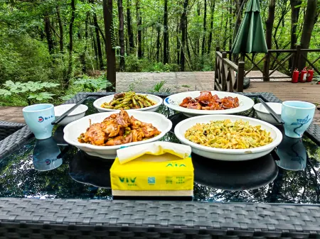 Maoshan · Zhidao Forest Hot Spring Home stay Отели рядом с достопримечательностью «Yuanfu Wanning Palace»