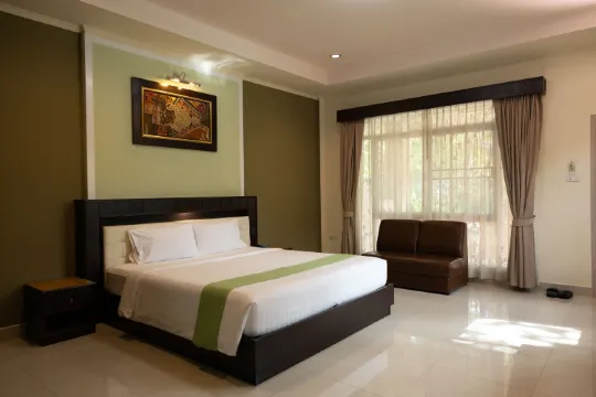 ห้องซูพีเรียร์เตียงใหญ่วิวสวน